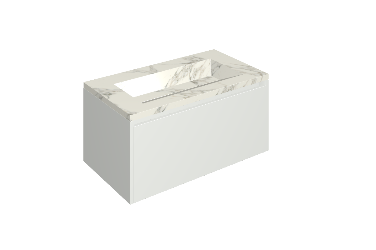 Fly Air Washbasin 90 White